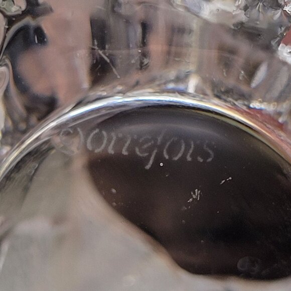 Vtg Orrefors Artichoke Nimbus Candle Holder Berit Johansson Design 70s Sweden - Picture 5 of 5